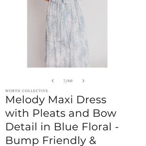 Worth Collective Melody Maxi Maternity Dress